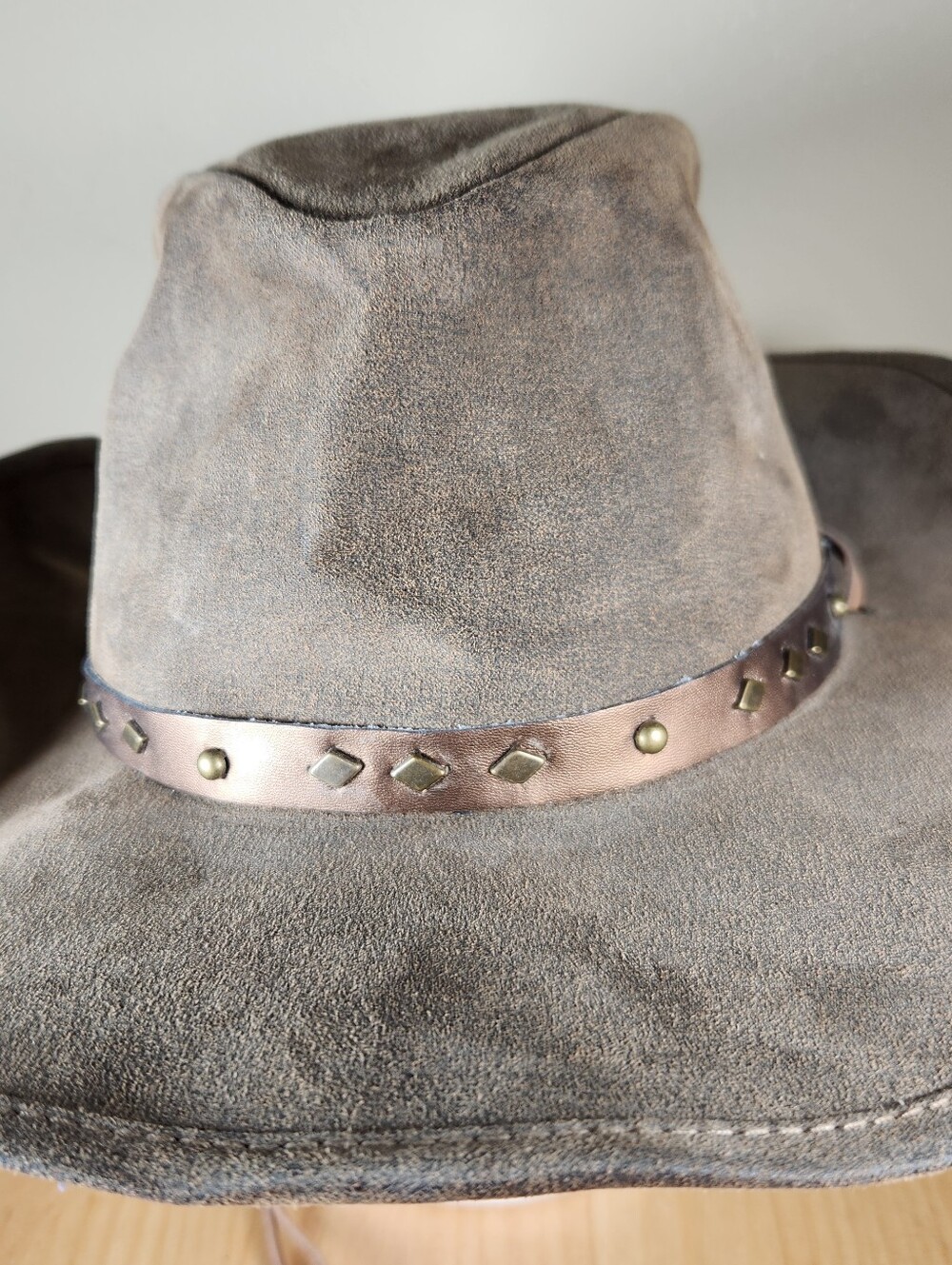 OUTBACK TRADING CO Cowboy Hat Men's Large GOLD DUST Western Ranching Oilskin - Picture 2 of 11